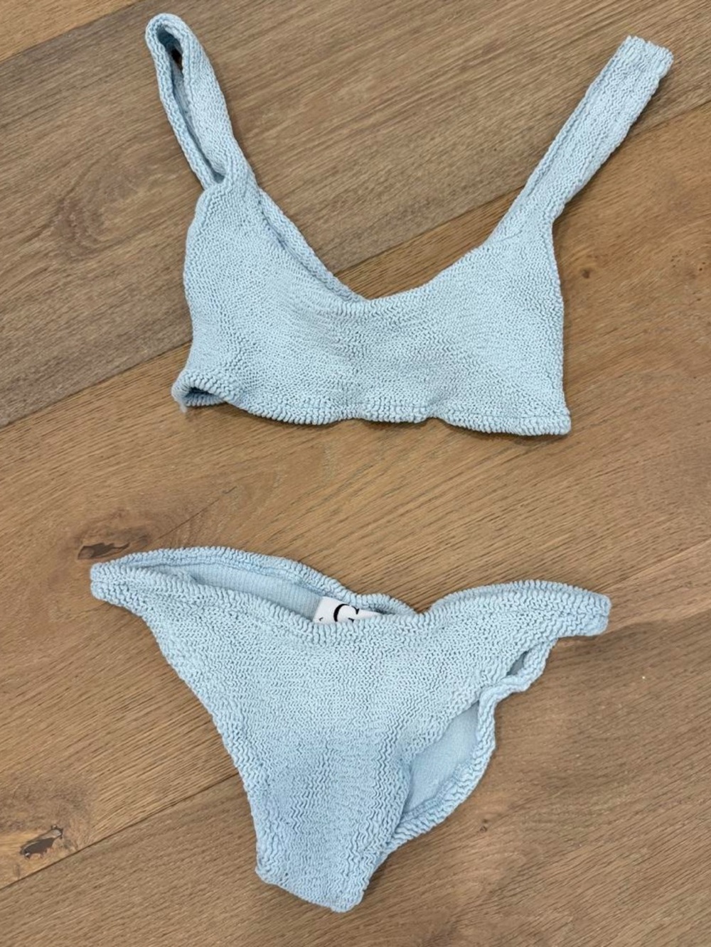 Hunza G Blue Xandra Bikini Set